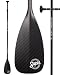 Super Paddles Pure 12K Carbon Fiber SUP Paddle - 3-Piece Adjustable Stand Up Paddle with Paddle Bag Carbon Fiber Series Elite 12K - Carbon Fiber Blade & Shaft