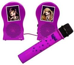 Singing Machine Bratz Purple Karaoke Machine with USB Microphone, Sing-Along Speaker, Compatible with Smartphones, Tablets, Laptops