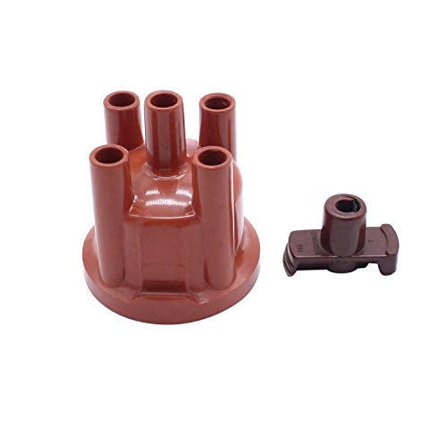 TAKPART 1 x ignition distributor cap + 1 x ignition distributor finger ignition distributor runner 030905207 030905225C