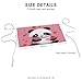 FekiLoot Cartoon Strawberry Panda Server Apron with 3 Pockets, Waterproof Half Apron for Waiters Fashion Bistro Aprons for Restaurant Server Work