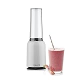 CREATE / MOI SLIM / Batidora de Vaso Blanco / Batidora personal para Smoothies y Batidos, 230 W, Individual, Portátil, Cuchillas de Acero Inoxidable, 230W, Libre de BPA