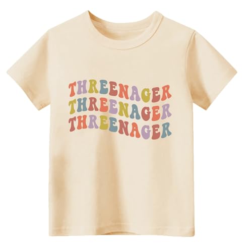 Image of Toddler Boys Girls 3rd Birthday Shirts for Baby Kids 3 Years Old Birthday Outfit for Party Short Sleeve Tshirt