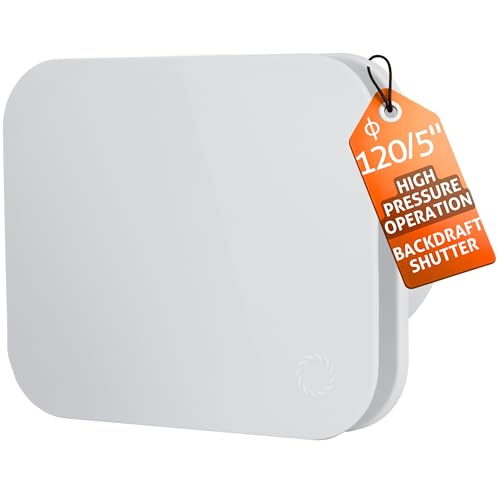 Turbionaire TREND 120 SWM Extractor, Extracción, Ventilación para Baño, Cocina, Pared/Techo, Panel Frontal Blanco Mate, 120 mm, Amortiguador Antirretorno, Silencioso, IPX4, Aspiration perimetral