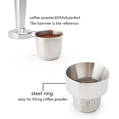 Capsulone Refillable Coffee Capsule Reusable Iperespresso Pod Cup Coffee Filter Fit For Illy X1 X7 X9 Y1 Y3 Y5 Y9 Machine Metal Stainless Steel #TOP4