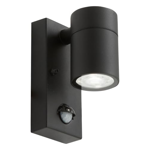 4lite Marinus Sleek Outdoor Down Wall Light (Anthracite) Rust Free IP44 Rated Motion Sensor Exterior Wall Lamp - 4L2/3006-4Yr Guarantee
