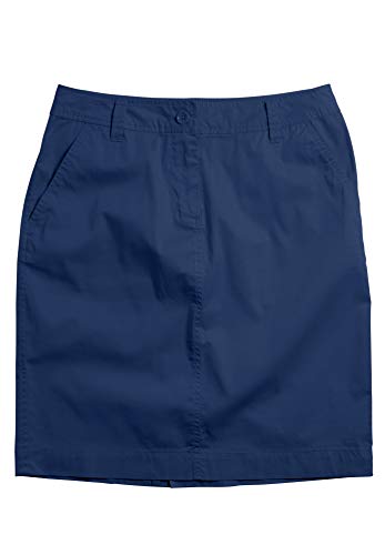 Ellos Women's Plus Size Chino Skort - 10, Dark Basil Green #TOP6