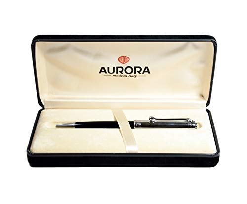 Bolígrafo Aurora 03102 Talentum con elegante tapa cromada negra 5