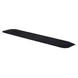 Silver Spring Solid Rubber Threshold Ramp for Wheelchairs, Scooters & More, 0.5' Rise, Black - Heavy-Duty and Portable Doorway Ramps for Mobility Aid