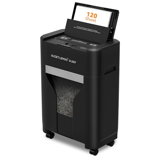 Heavy Duty Auto Feed Paper Shredder with Casters