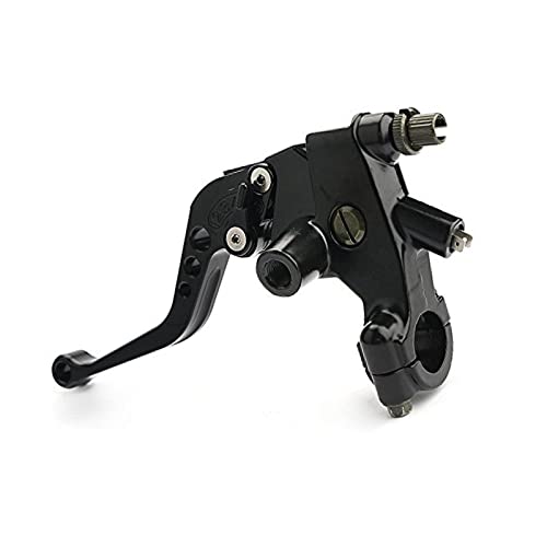 Lisylineauto Universal Motorcycle 7/8" 22Mm Handlebar Brake Master Cylinder Clutch Lever Left & Right Set For Harley Honda Kawasaki Suzuki Yamaha (Black) #TOP5