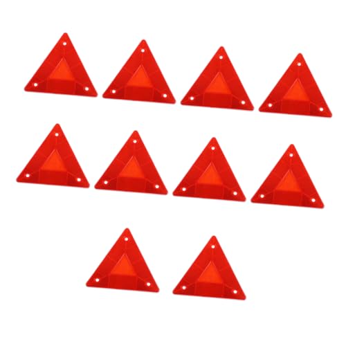 Kit de triangles réfléchissants en plastique rouge résistant haute température