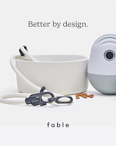 Fable Coleira exclusiva para cães – impermeável, durável, leve – ajustadora de alça de pulso permite