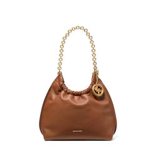 Sac porté épaule Michael Kors Indie en cuir camel idéal pour le bureau et les sorties