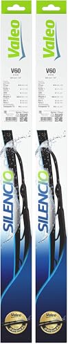 Balai d'essuie-glace conventionnel 600 mm Valeo Silencio V60 574125 pour pare-brise avant