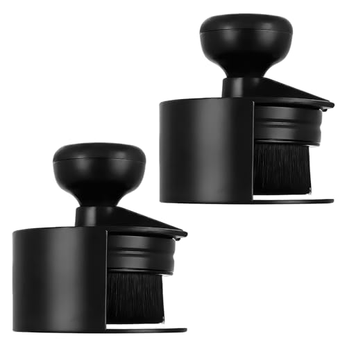 Lot de 2 brosses de nettoyage pour pneus de voiture, brosse de lustrage de pneus avec support, applicateur de pansement de pneu de voiture, brosses de détail...