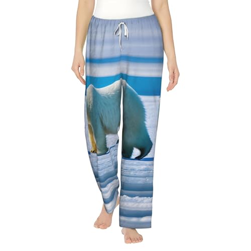 Pantalon de pyjama douillet ours blanc pour des nuits sereines