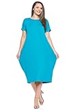 jade cocoon 3 Hergestellt in den USA Pastel by Vivienne Damen Cocoon Maxikleid mit Dolman-Ärmeln, jade, X-Large Mehr