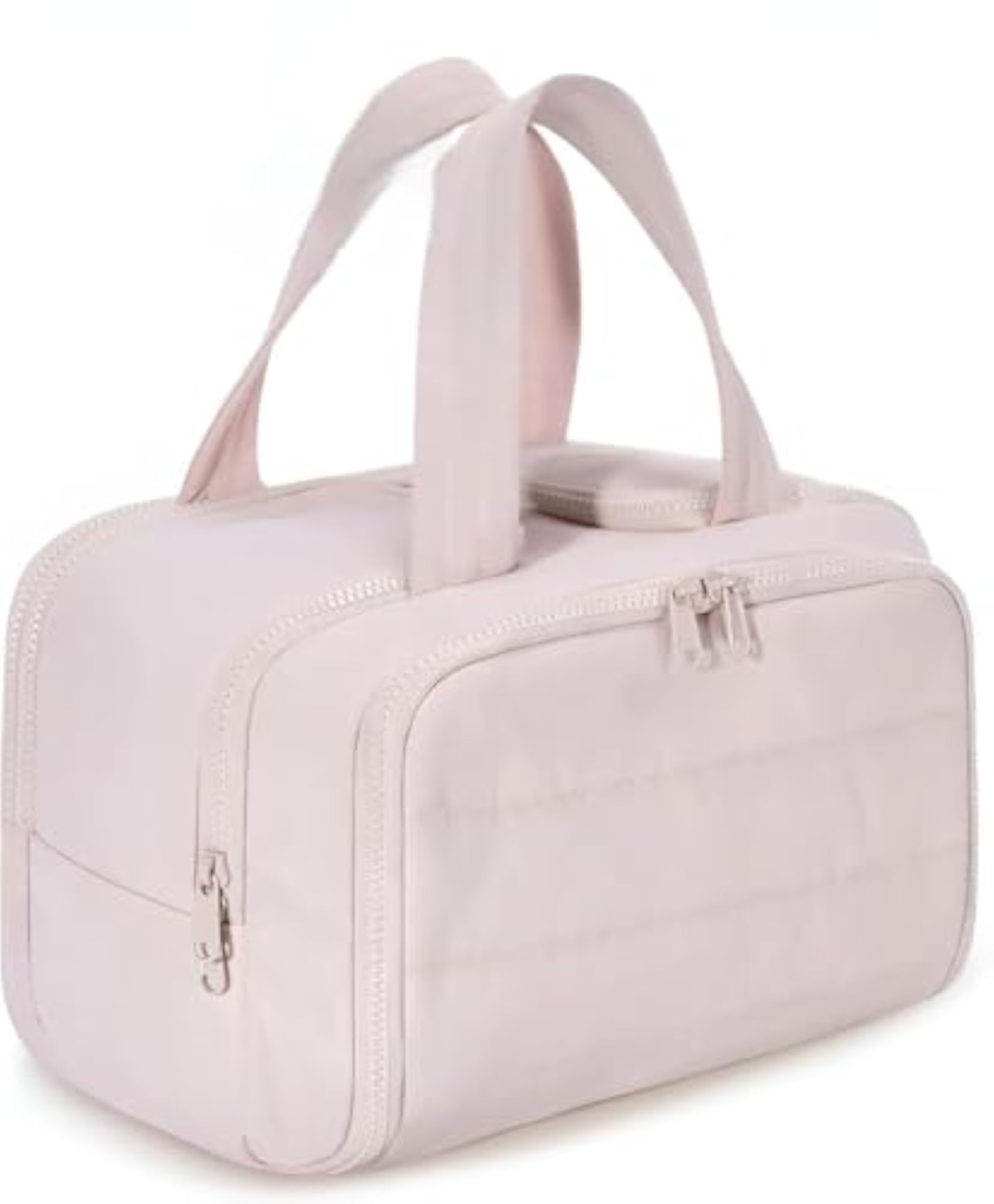 Large Waterproof Mesh Makeup Bag for Women, Portable Toiletry Kit