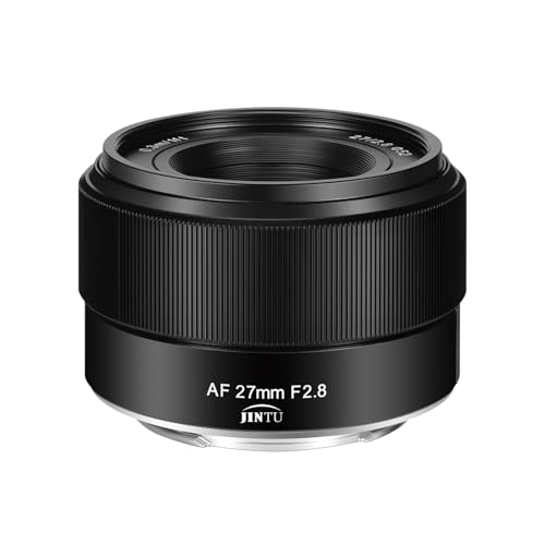 JINTU 27mm APS-C E-Mount Prime Lens – Ideal for Portraits Compatible with Fuji X-Mount Mirrorless Cameras XS10 X-A5 X-A7 X-M1 X-M2 X-E4 X-T1 X-T10 X-T2 X-T20 X-T3 X-T4 X-T100 X-T200 X-T30
