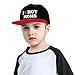 I Love hot Moms Flat Brim Hat Kids Fashion Hip Hop Adjustable Flat Bill Hat Red
