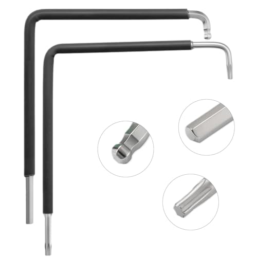 Set di attrezzi di regolazione per finestre, esagonali da Torx 15, esagonale, 4 mm e testa a sfera 4 mm, Chiave a Brugola di regolazione per finestra