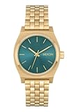 Nixon Montre à Quartz pour Femme A1130, Or Clair/Turquoise, Taille Unique, Caissier Moyen Temps
