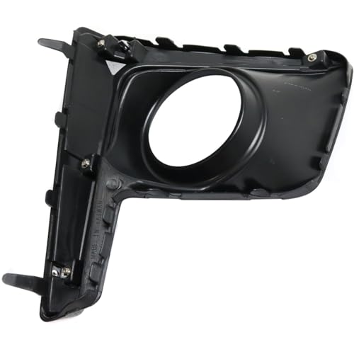 Fog Light Trim Compatible with CROSSTREK 16-17 FRONT FOG LAMP MOLDING RH AND LH, Textured Black, w/Chrome Trim 57731FJ420,57731FJ430 miniatura 7