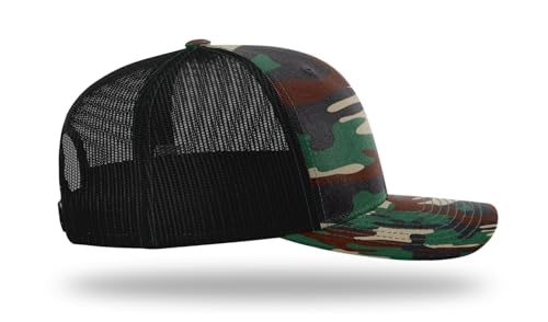 Image of Richardson 112 Trucker Hat - Premium Blank Baseball Cap, Adjustable Snapback Hat - Structured Six Panel Richardson Blank Hats