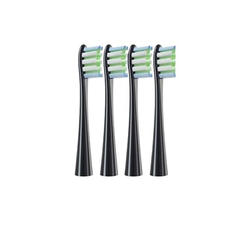 Oclean ���u���V�����p�N���[�j���O���u���V�w�b�h�̌݊��� X PRO / Z1/ F1/ One/Air(4PCS-Black)