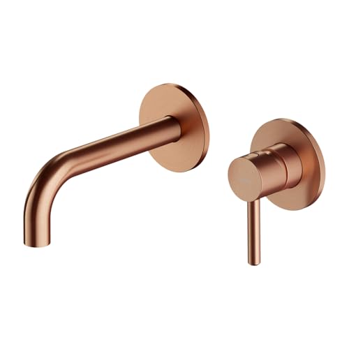 Omnires Y1215HROCPB Y Robinet de lavabo à encastrer, élément extérieur, Brushed Copper