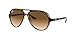Price comparison product image Ray-Ban Cats 5000 Aviator Sunglasses, Brown (710/51 Light Havana)