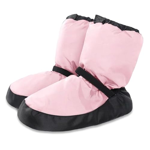 Girls Dance Shoes Ballet Boots, Soft Sole Thickened Warming Up Dance Boots with Adjustable Strap, Waterproof Wear-Resistant Girls Ballet Shoes