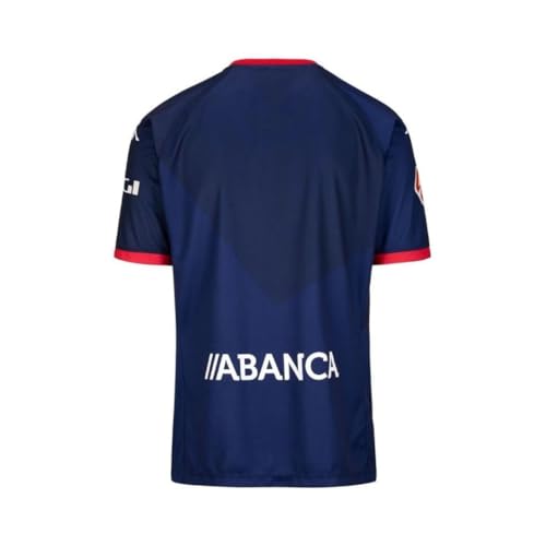 Kappa - Camiseta deportiva de Kombat al aire libre, diseño de la Coruña oficial de fútbol RCD LA CORUÑA, azul, XXL
