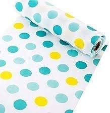 JRM's PVC Anti Slip Waterproof Place Mat for Kitchen Cupboard Liners, Refrigerator, Table (Multicolour) (60X300)