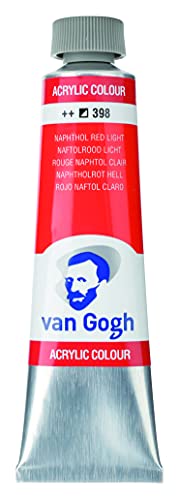 VAN GOGH Talens Acrylfarben, 40 ml Tube, 398 Naphtalorot hell