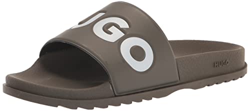 Image of HUGO mens Big Logo Slide Sandals