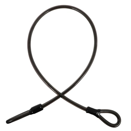 Mikikit Heavy Duty Anti-Theft Lock Chain Lock for Motorcycle Bike Outdoor Protective Sleeve Wear-Resistant Steel Cable