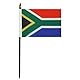 AZ FLAG - Tischflagge Südafrika - 15x10 cm Goldene Splitze - Republik Südafrika Tischfahne 10 x 15 Cm - Flaggen