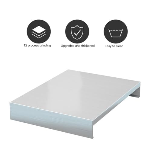 Cubierta Para Estufa De Gas Acero Inoxidable Placa Protectora Para Cocina Cubre Estufas Eléctricas Y De Inducción Superficie Adicional Resistente Al Y Fácil De Limpiar - imagen 5