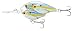 LiveTarget Threadfin Shad Juvenile Bait Ball Squarebill with #6 Medium Dive, Pearl/Violet Shad