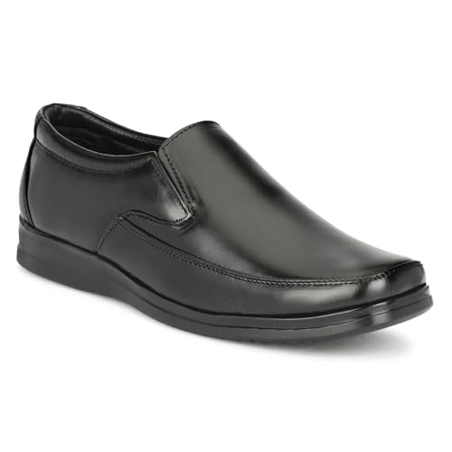 Image of Leatherful Formal Moccasin Shoes for Men | Full Grain Genuine Leather | PU Sole & Nappa Lining | Office | Party | Smart Casual YKMC