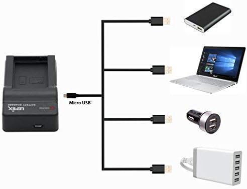 Lemix (LPE8) Ultra-thin USB charger for Canon LP-E8 battery for listed CANON EOS, EOS Rebel & Kiss series models
