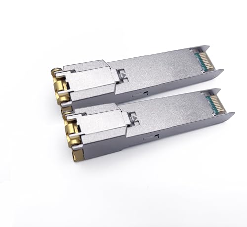 Image of Elfcam - 2 Pack 10G SFP+ Transceiver Module with RJ45 Port, 10Gb SFP+ Module 10Gbase-T-30m, 2 PCS