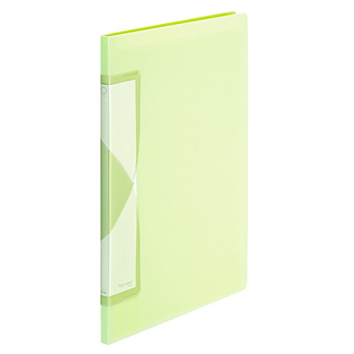 プラス クリアファイル A4縦 20ポケット Pasty smart グリーン 98-683
