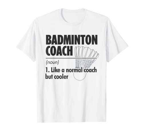 Badminton Coach Nome Definizione Giocatore sportivo Badminton Maglietta