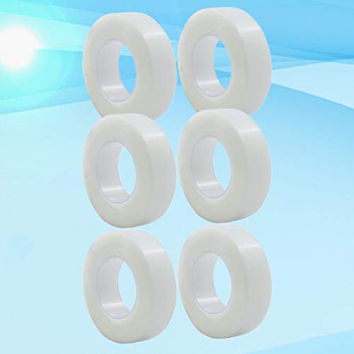HEALLILY 6 Rolos de Fita Adesiva Médica Atadura Adesiva Rolos de Fita Adesiva Clara Extensão de Cíli