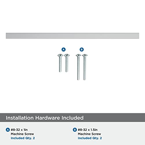 Image of Amerock | Cabinet Pull | Polished Chrome | 8-13 /16 inch (224 mm) Center-to-Center | Monument | 1 Pack | Drawer Pull | Cabinet Handle | Cabinet Hardware