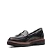 Clarks Black's Westlynn Bella Loafer, Black Leather, 9.5 Medium US
