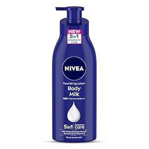Nivea Body Lotion For Very Dry Skin, Nourishing Body Milk With 2X Almond Oil For 48H Moisturization, For Men & Women…