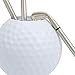 NestNiche Golf Pen Holder, Mini Desktop Golf Ball Pen Holder with 3 Golf Cue Pens, Desktop Mini Golf Pencil Cup Caddy for Golfer Souvenir Set Gift